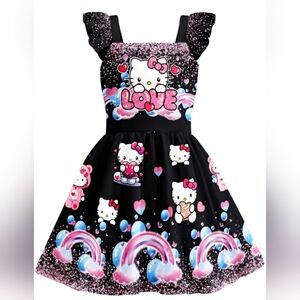 Hello Kitty Print Love Dress Size 5/6‎